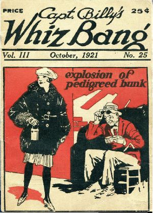 [Gutenberg 61435] • Captain Billy's Whiz Bang, Vol. 3, No. 25, October, 1921 / America's Magazine of Wit, Humor and Filosophy